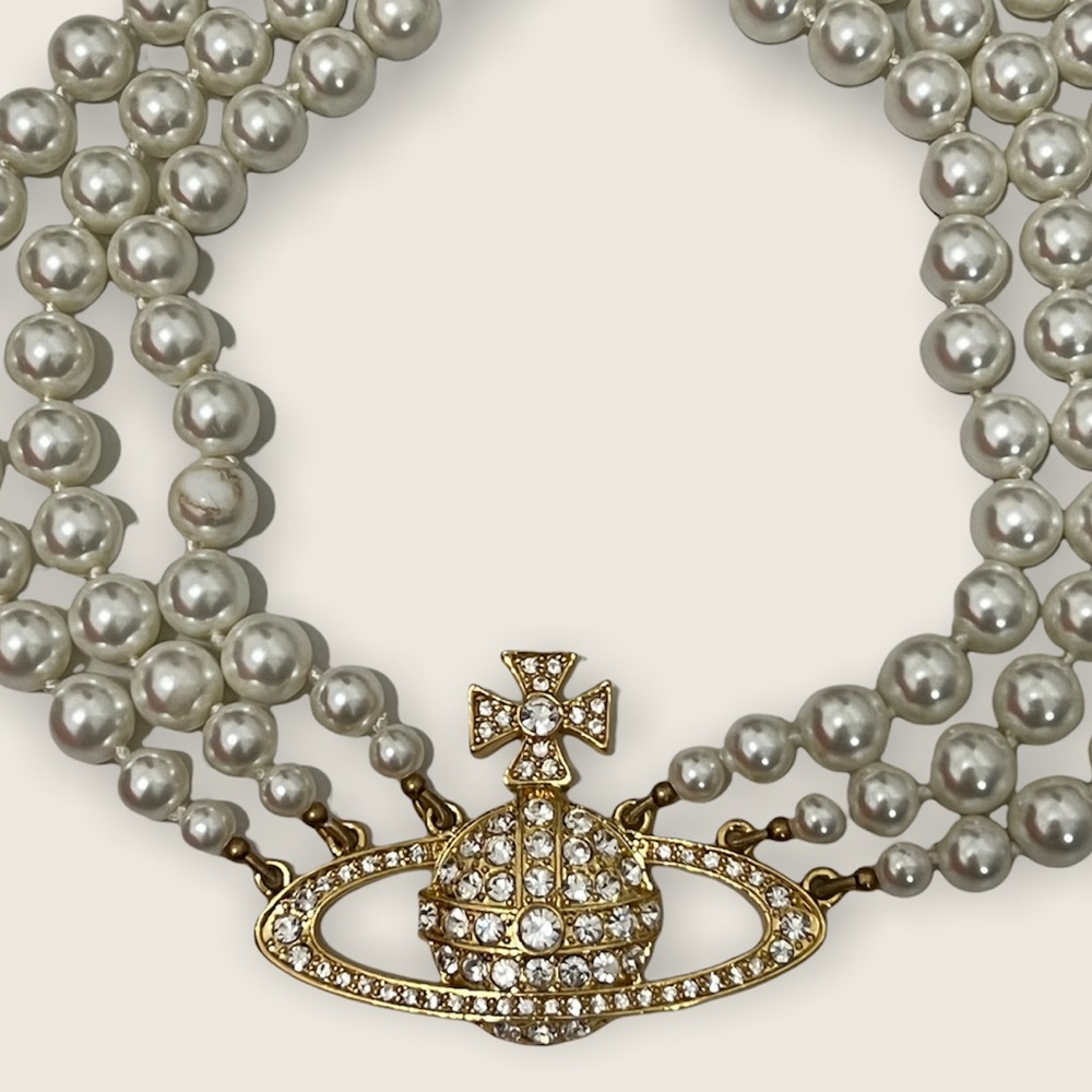 Gold Vivienne Westwood Necklace - Picture 2 of 9